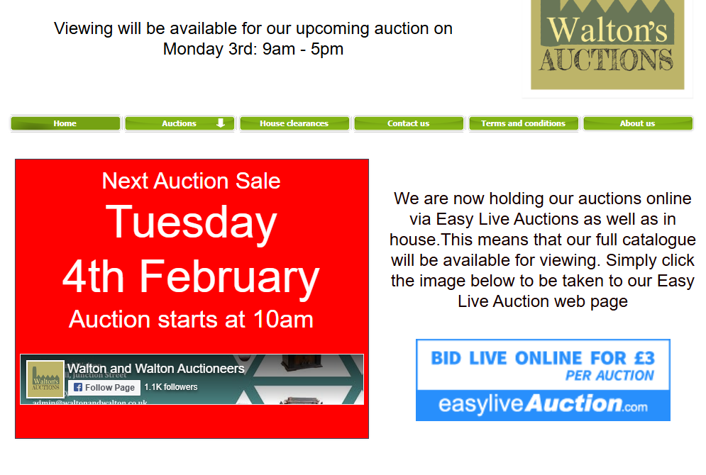 Walton &#038; Walton Auctioneers