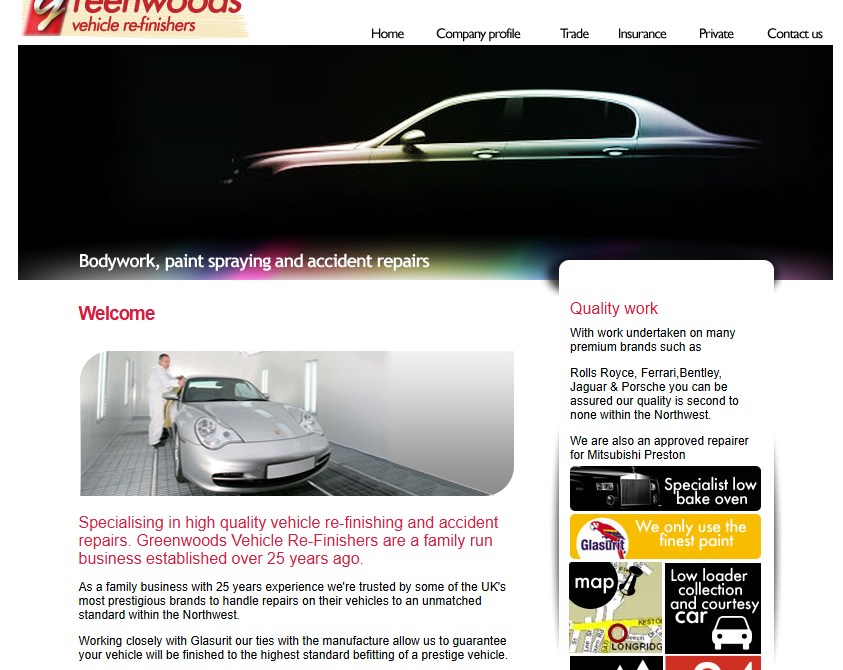 Greenwoods Vehicle Refinishers